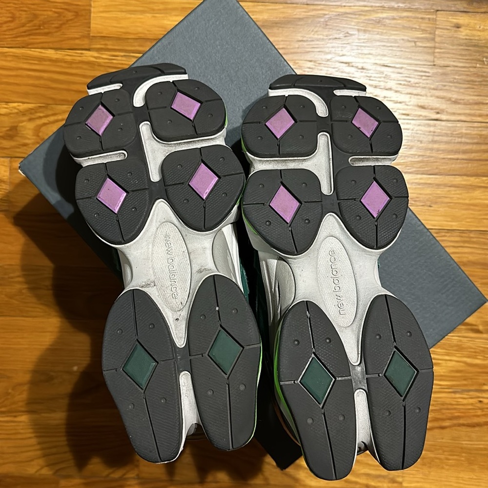 New Balance - 9060 Sneakers - Green / Purple - Size 8 Mens (US) - Picture 10 of 11